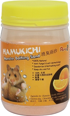 Hamster badesand med appelsinduft 400g